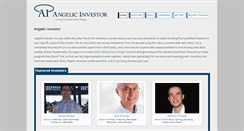 Desktop Screenshot of angelicinvestor.com